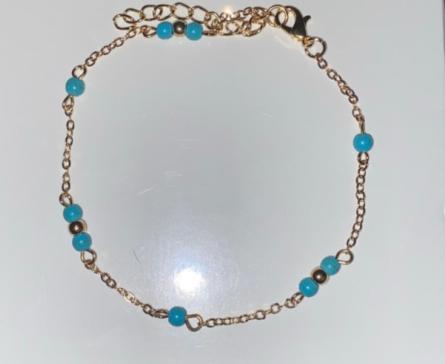 Blue Ocean Anklet