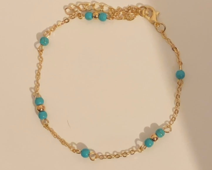 Blue Ocean Anklet